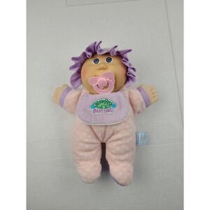 Vintage 1988 Cabbage Patch Kids Baby-Land Plush Doll‎ Pink Soft Body Pacifier